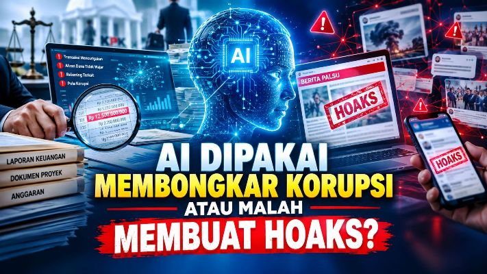 AI untuk membongkar korupsi dan mendeteksi hoaks di Indonesia